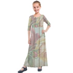 Vintage 1229053 1920 Kids  Quarter Sleeve Maxi Dress by vintage2030