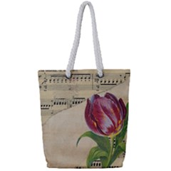 Tulip 1229027 1920 Full Print Rope Handle Tote (small) by vintage2030