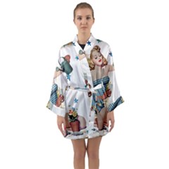 Retro 1265769 1920 Long Sleeve Kimono Robe by vintage2030