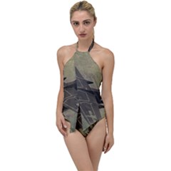 War 1326244 1920 Go With The Flow One Piece Swimsuit by vintage2030