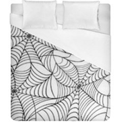 Spider Web Duvet Cover (california King Size) by GothikaKiller