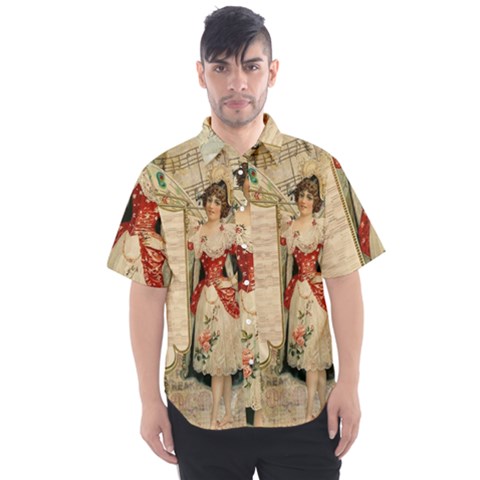 Fairy 1229010 1280 Men s Short Sleeve Shirt by vintage2030