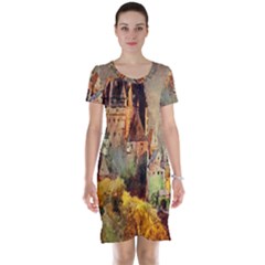 Painting 1241680 1920 Short Sleeve Nightdress