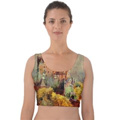 Painting 1241680 1920 Velvet Crop Top