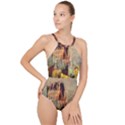 Painting 1241680 1920 High Neck One Piece Swimsuit View1