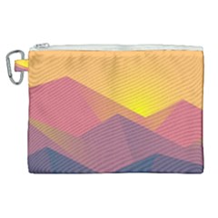 Image Sunset Landscape Graphics Canvas Cosmetic Bag (xl)