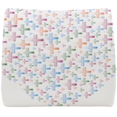 Heart Colorful Transparent Religion Seat Cushion