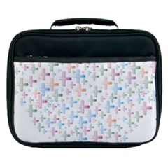 Heart Colorful Transparent Religion Lunch Bag