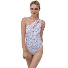 Heart Colorful Transparent Religion To One Side Swimsuit