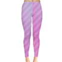 Diagonal Pink Stripe Gradient Leggings  View1