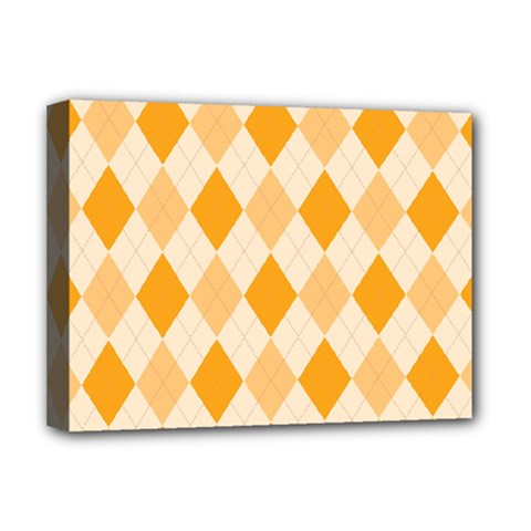 Argyle Pattern Seamless Design Deluxe Canvas 16  X 12  (stretched) 