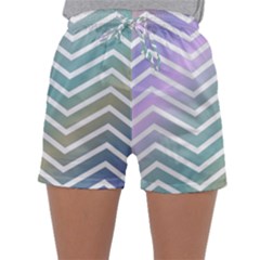 Zigzag Line Pattern Zig Zag Sleepwear Shorts by Sapixe