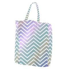 Zigzag Line Pattern Zig Zag Giant Grocery Tote