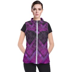 Background Wallpaper Motif Design Women s Puffer Vest