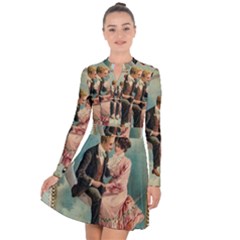 Valentine 1171222 1280 Long Sleeve Panel Dress by vintage2030