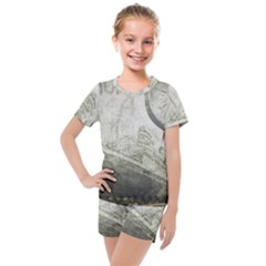 Vintage 1135014 1920 Kids  Mesh Tee and Shorts Set