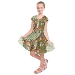 Easter 1225826 1280 Kids  Short Sleeve Dress by vintage2030