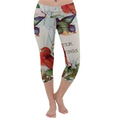 Easter 1225824 1280 Capri Yoga Leggings by vintage2030