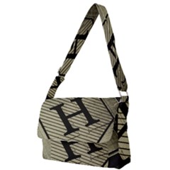 Fabric Pattern Textile Clothing Full Print Messenger Bag