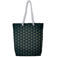 Texture Background Pattern Full Print Rope Handle Tote (small)