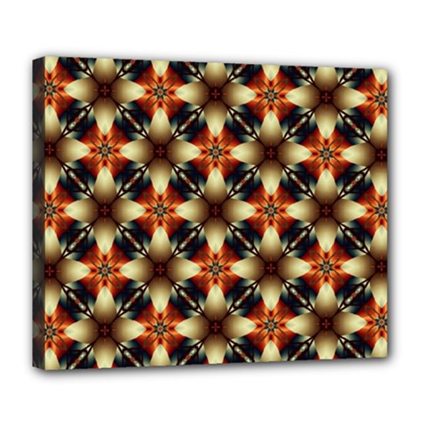 Kaleidoscope Image Background Deluxe Canvas 24  X 20  (stretched) by Sapixe