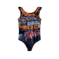 Monster Truck Lego Technic Technic Kids  Frill Swimsuit