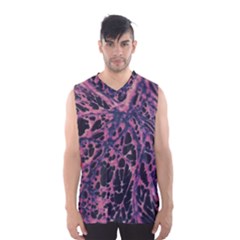 Fabric Textile Texture Macro Model Men s Basketball Tank Top by Sapixe