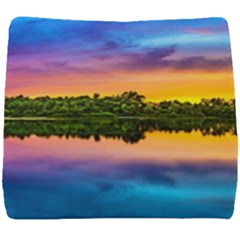 Sunset Color Evening Sky Evening Seat Cushion by Sapixe