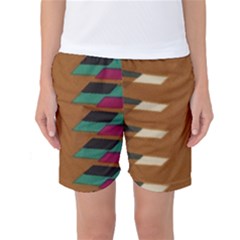 Fabric Textile Texture Abstract Women s Basketball Shorts