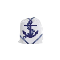 Anchor Chain Nautical Ocean Sea Drawstring Pouch (xs)