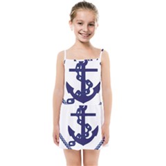 Anchor Chain Nautical Ocean Sea Kids Summer Sun Dress
