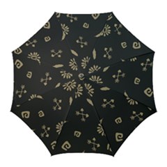 Pattern Seamless American Culture Golf Umbrellas by Sapixe