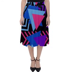 Memphis Pattern Geometric Abstract Classic Midi Skirt