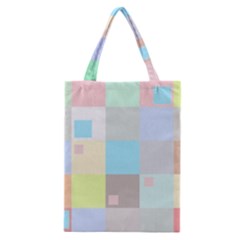 Pastel Diamonds Background Classic Tote Bag