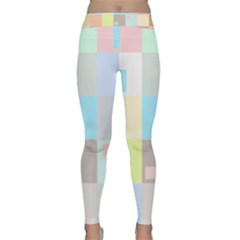 Pastel Diamonds Background Classic Yoga Leggings