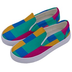 Background Abstract Kids  Canvas Slip Ons
