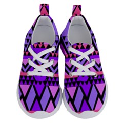 Seamless Purple Pink Pattern Running Shoes