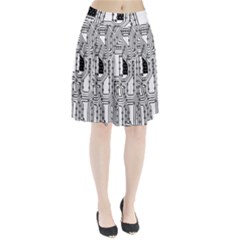 Seamless Pattern Texture Background Pleated Skirt