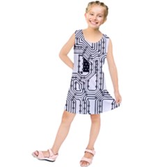 Seamless Pattern Texture Background Kids  Tunic Dress