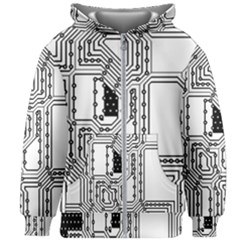 Seamless Pattern Texture Background Kids Zipper Hoodie Without Drawstring