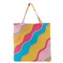 Cake Color Palette Painting Grocery Tote Bag View2