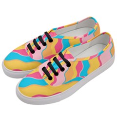 Cake Color Palette Painting Women s Classic Low Top Sneakers