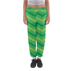 Green Background Abstract Women s Jogger Sweatpants by Sapixe