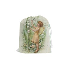 Fairy 1225819 1280 Drawstring Pouch (medium) by vintage2030