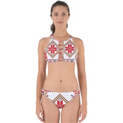 Ornament Stars Textile Crochet Perfectly Cut Out Bikini Set by Sapixe