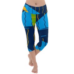 Background Wallpaper Colors Color Lightweight Velour Capri Yoga Leggings