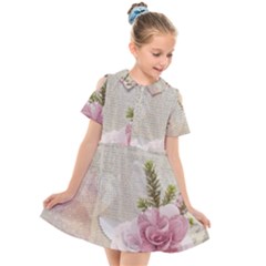 Scrapbook 1133667 1920 Kids  Short Sleeve Shirt Dress by vintage2030