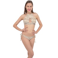 Paris 1118815 1280 Cross Front Halter Bikini Set by vintage2030