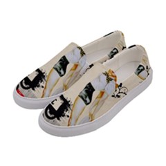 Retro 1112777 1920 Women s Canvas Slip Ons by vintage2030