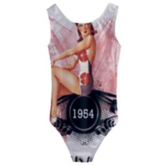 Retro 1112778 1920 Kids  Cut-out Back One Piece Swimsuit by vintage2030